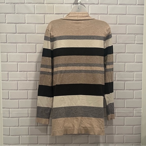 CYRUS women long striped cardigan /size L - Picture 2 of 7